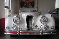 Jaguar XK140 (de 1954-57) (prise a Erlangen, Allemagne, 2013) (02)